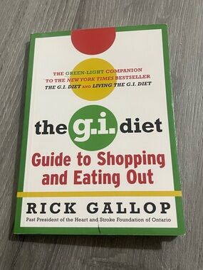 The G.I. Diet Guide to Shopping and Eating Out Nutrition Book by Rick Gallop